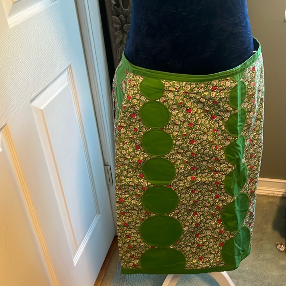 EUC RARE Boden cotton floral skirt